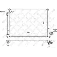 Радиатор охлаждения двигателя STELLOX Q9S ZDJG 10-26149-SX 3599557