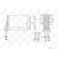 Радиатор печки, теплообменник STELLOX 0FO WM Renault Espace (JE0) 3 Минивэн 2.0 139 л.с. 2001 – 2002 4057276079397 10-35026-SX