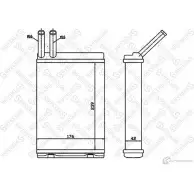 Радиатор печки, теплообменник STELLOX 3600400 10-35129-SX G GM2T4