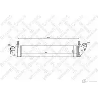 Интеркулер STELLOX 10-40011-SX GZ B5MWR Renault Logan (LS) 1 Седан 1.5 dCi 65 л.с. 2011 – 2024