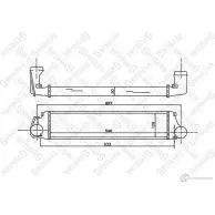 Интеркулер STELLOX 10-40113-SX Bmw 3 (E46) 4 Универсал 3.0 330 xd 184 л.с. 2000 – 2003 DNZ8 9