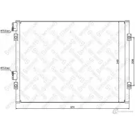 Радиатор кондиционера STELLOX ZR0QU L6 4057276083226 3601017 10-45081-SX