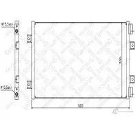 Радиатор кондиционера STELLOX 10-45089-SX 3601025 361GV A 4057276083301