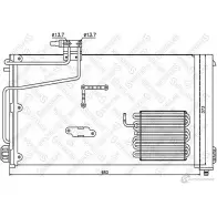 Радиатор кондиционера STELLOX YHXTU OK 10-45126-SX Mercedes C-Class (W203) 2 Седан 2.2 C 220 CDI (2006) 143 л.с. 2000 – 2007 4057276083677