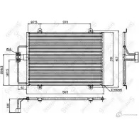 Радиатор кондиционера STELLOX 3601082 4057276083912 10-45150-SX 95A1 XY1