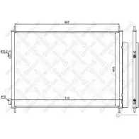 Радиатор кондиционера STELLOX 4057276083974 Toyota RAV4 (XA30) 3 Кроссовер 2.0 4WD (ACA30) 152 л.с. 2006 – 2013 7BT6 GE5 10-45156-SX