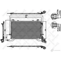 Радиатор кондиционера STELLOX 5V5 I01 10-45321-SX 3601246