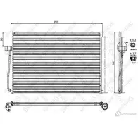 Радиатор кондиционера STELLOX 10-45404-SX 4057276084889 7F5 OJ Bmw 5 (E60) 5 Седан 2.0 520 d 163 л.с. 2005 – 2008