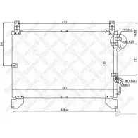 Радиатор кондиционера STELLOX 10-45516-SX 3601441 XKK GN