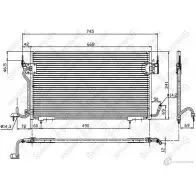 Радиатор кондиционера STELLOX NC4 75 10-45555-SX Peugeot Partner 1 (M59, 5F) Минивэн 1.9 D 69 л.с. 1998 – 2008