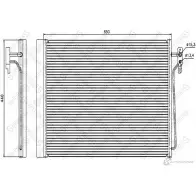 Радиатор кондиционера STELLOX V0LZ UP 3601491 10-45566-SX