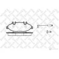 Тормозные колодки дисковые, комплект STELLOX 2400 7 PCA110902 3603039 1120 002-SX