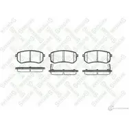 Тормозные колодки дисковые, комплект STELLOX 4057276096516 1146 002-SX 0Q GYZD 59039180 - Изображение 2