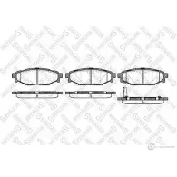 Тормозные колодки дисковые, комплект STELLOX 1147 001L-SX 3603062 WBPCUS PCA11360 1