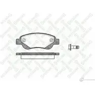 Тормозные колодки дисковые, комплект STELLOX 5DP UE3 4057276099869 59695562 1188 000-SX - Изображение 2