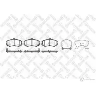 Тормозные колодки дисковые, комплект STELLOX PC A119402 1205 002L-SX GRTQE6N 3603579