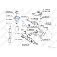 Опора стойки амортизатора STELLOX TSJ5 KX9 4057276105867 531170558 12-37017-SX - Изображение 2