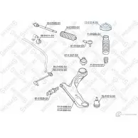 Опора стойки амортизатора STELLOX 3603440 12-51014-SX 4057276106529 O 6BDE - Изображение 2