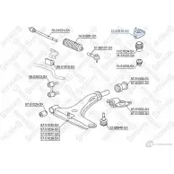 Опора стойки амортизатора STELLOX 12-51015-SX 4057276106536 BI6H 89 3603441 - Изображение 2