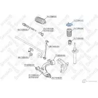 Опора стойки амортизатора STELLOX O4 HVT 4057276107793 3603483 12-71049-SX - Изображение 2