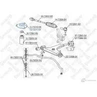 Опора стойки амортизатора STELLOX B P731 4057276108035 3603489 12-72011-SX - Изображение 2