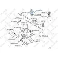 Опора стойки амортизатора STELLOX 1331852093 8JLE T0Q 4057276108080 12-72016-SX