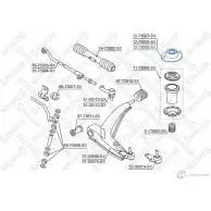 Опора стойки амортизатора STELLOX 97283349 4057276108332 YL3T 1 12-73009-SX - Изображение 1