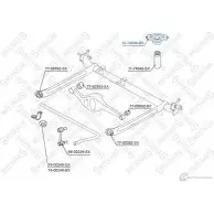Опора стойки амортизатора STELLOX 12-74004-SX 4057276108486 3603504 2HW KDD - Изображение 2