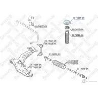 Опора стойки амортизатора STELLOX TW 79CX 12-74031-SX 156602601 4057276108752 - Изображение 2