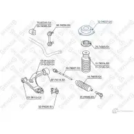 Опора стойки амортизатора STELLOX Q URJ7 12-74037-SX 4057276108813 754587972 - Изображение 2