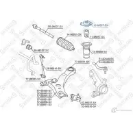 Опора стойки амортизатора STELLOX 12-98027-SX 1037536716 SI1I Y6 4057276109186 - Изображение 2