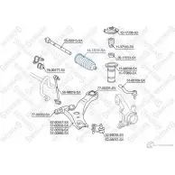 Пыльник рулевой рейки STELLOX 4057276113558 193756465 14-17011-SX G K6I2 - Изображение 2