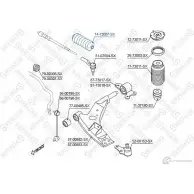 Пыльник рулевой рейки STELLOX 14-73007-SX S1 BM8 4057276115026 54796836