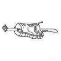 Задний глушитель PEDOL 014583 PYRMK 3X 1437713794