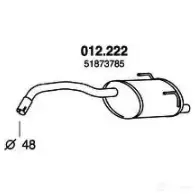 Задний глушитель PEDOL L7KKB I 1437714274 012222