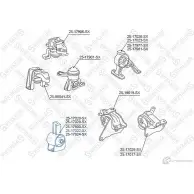 Подушка двигателя STELLOX 25-17022-SX 4057276139329 1037537982 RJW7AG B - Изображение 2