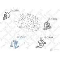Подушка двигателя STELLOX 4057276140820 25-17181-SX 539475106 H22J V8A