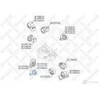 Подушка двигателя STELLOX L DOL4 3606798 25-17471-SX 4057276141124
