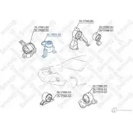 Подушка двигателя STELLOX J RFG5 4057276141292 722506150 25-17577-SX