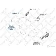 Подушка двигателя STELLOX P954 Q4 4057276141551 Nissan Micra 25-17797-SX