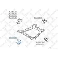 Подушка двигателя STELLOX OMDI C Hyundai Elantra (XD) 3 Хэтчбек 25-51055-SX 4057276144262