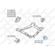 Подушка двигателя STELLOX 4057276144286 25-51057-SX 9 XDDO7 Hyundai