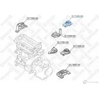 Подушка двигателя STELLOX N 3XFFH 25-71090-SX 469332800 4057276148222 - Изображение 2