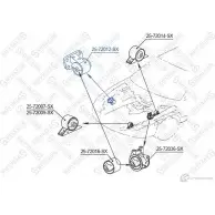 Подушка двигателя STELLOX 25-72012-SX DJ8 H3 3607131 4057276148826