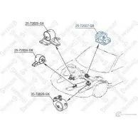 Подушка двигателя STELLOX 4057276148970 25-72027-SX 720988728 QR R6P4 - Изображение 2