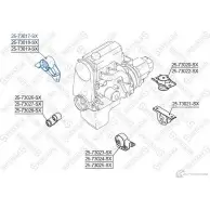 Подушка двигателя STELLOX 54VDV UO 3607136 25-73017-SX 4057276149243