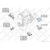 Подушка двигателя STELLOX NVI3 F 4057276149274 3607137 25-73020-SX