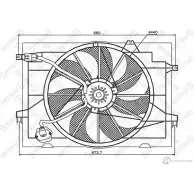 Вентилятор радиатора STELLOX 29-99186-SX F GX7KBF 3607646