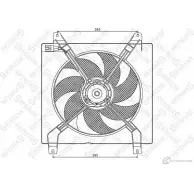 Вентилятор радиатора STELLOX B40UT H 29-99254-SX 3607712