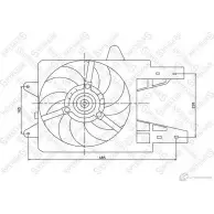 Вентилятор радиатора STELLOX I KTZNI 3607750 29-99295-SX